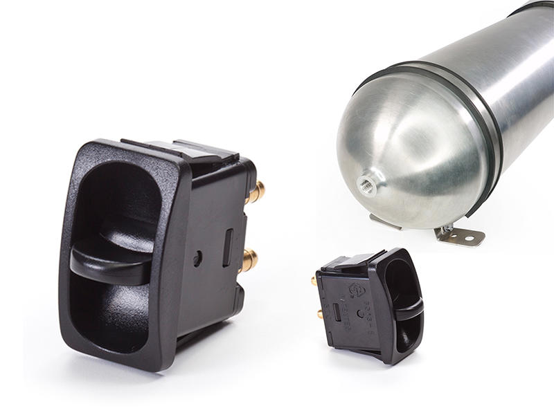 Dual Paddle Air Control Kit with 3 Gallon Air Tank (No Compressor)