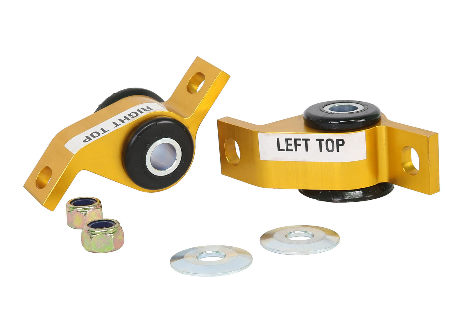 Front Lower Inner Rear Bushings Offset Caster & Anti Lift to Suit Subaru Impreza and Liberty