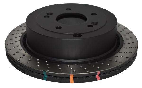 4000 Cross-Drilled, Dimpled KP Brake Disc to suit Hyundai Santa Fe SR Sports 2015-on R
