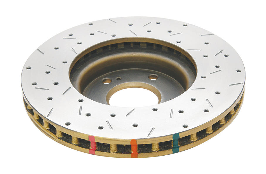 4000 XS Cross-Drilled, Slotted KP Brake Disc to suit Skyline Gtst R33, GT34 1993-on F