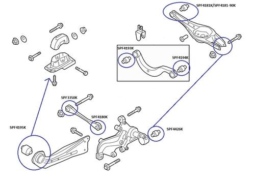Go to Rear Control Arm Upper Outer Bush Kit to suit VAG