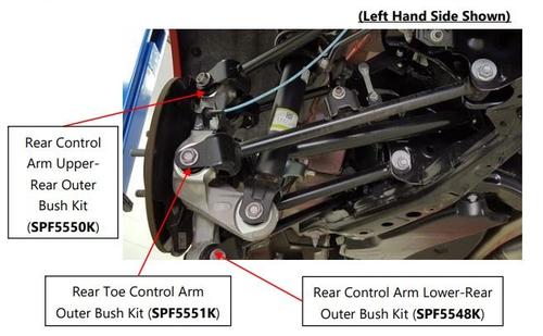 Go to Rear Trailing Arm Lower-Rear Bushing Kit to suit Mazda MX-5 ND