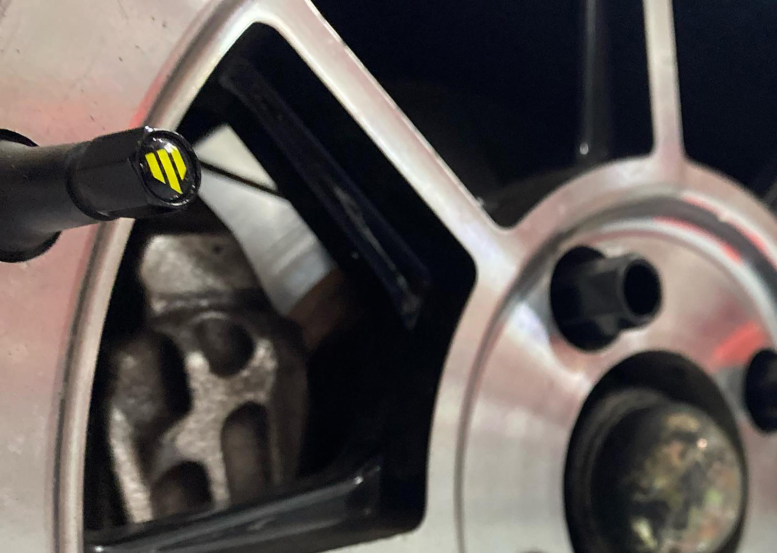 Universal Tyre Valve Caps Whiteline 'W' Branded