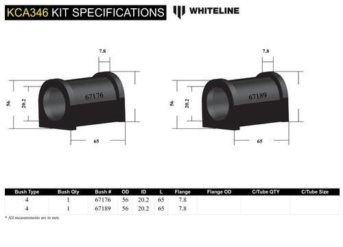 Go to Front Lower Inner Rear Bushings Caster & Anti Lift to Suit Holden Astra LD and Nissan Pulsar N13, N14
