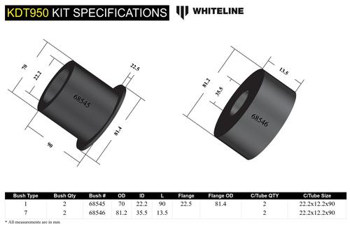 Go to Rear Beam Axle - Bushing Kit to Suit Holden Astra AH