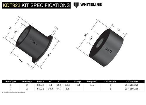 Go to Rear Differential Mount - Front Bushing Kit to Suit Subaru BRZ and Toyota 86