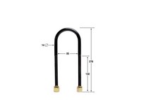 Go to Universal U Bolts - ID=85mm, L=270mm, Thread=M14 - round top