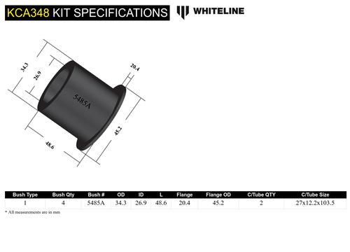 Go to Front Upper Control Arm - Outer Bushing Camber Kit Double Offset to Suit Nissan Skyline R33, R34 Rwd/Awd
