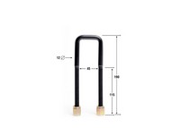 Go to Universal U Bolts - ID=45mm, L=175mm, Thread=M12 - square top