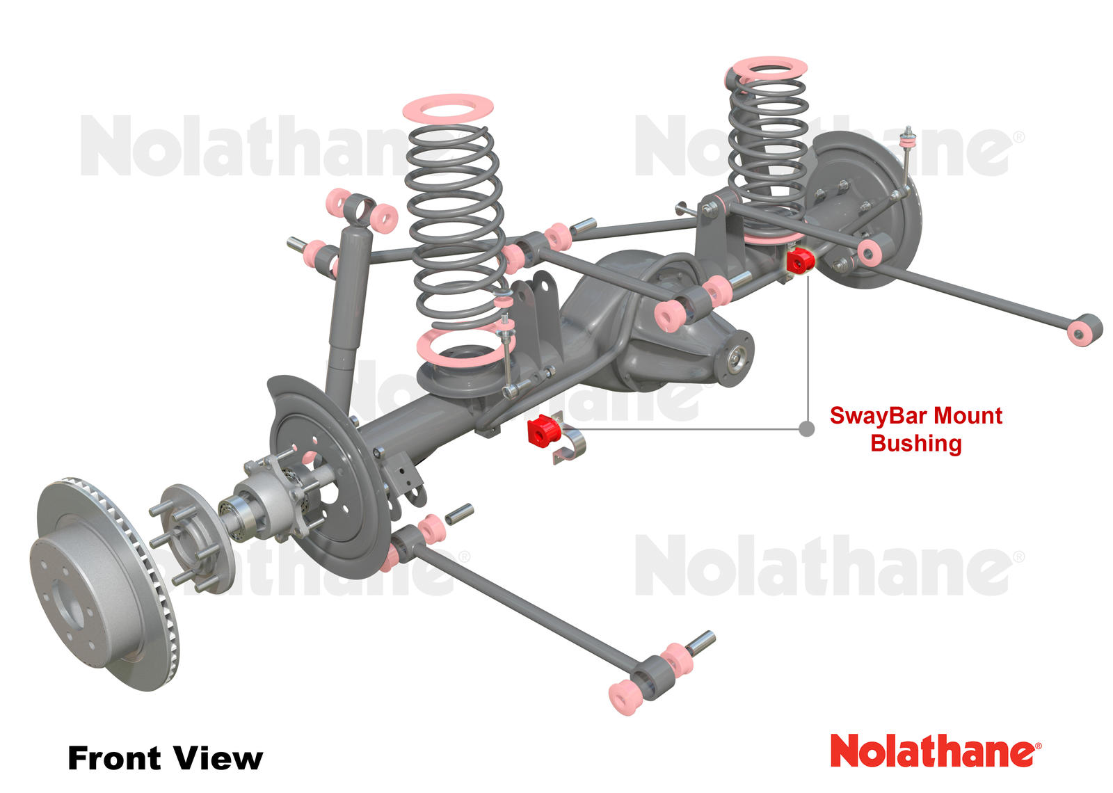 Anti Roll Bar Mount - Bushing Kit 25mm to Suit Mazda MX-5 NC, RX-8 and Toyota Land Cruiser 100 Series