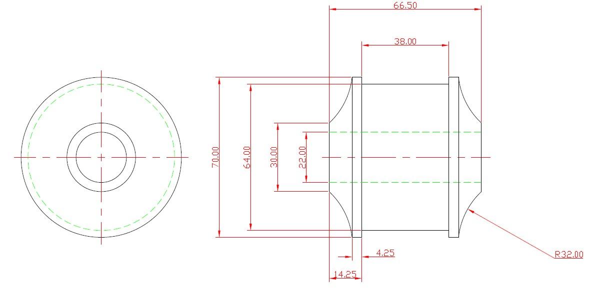 Rear Trailing Arm Front Bush Kit to suit Mitsubishi 380