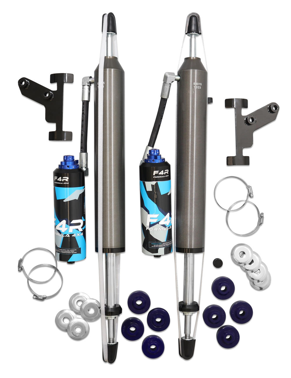 3-4 Inch 75-100mm Adjustable F4R Formula 4x4 Front Shock Absorber Kit to suit Toyota LandCruiser 80 Series 1990-1997