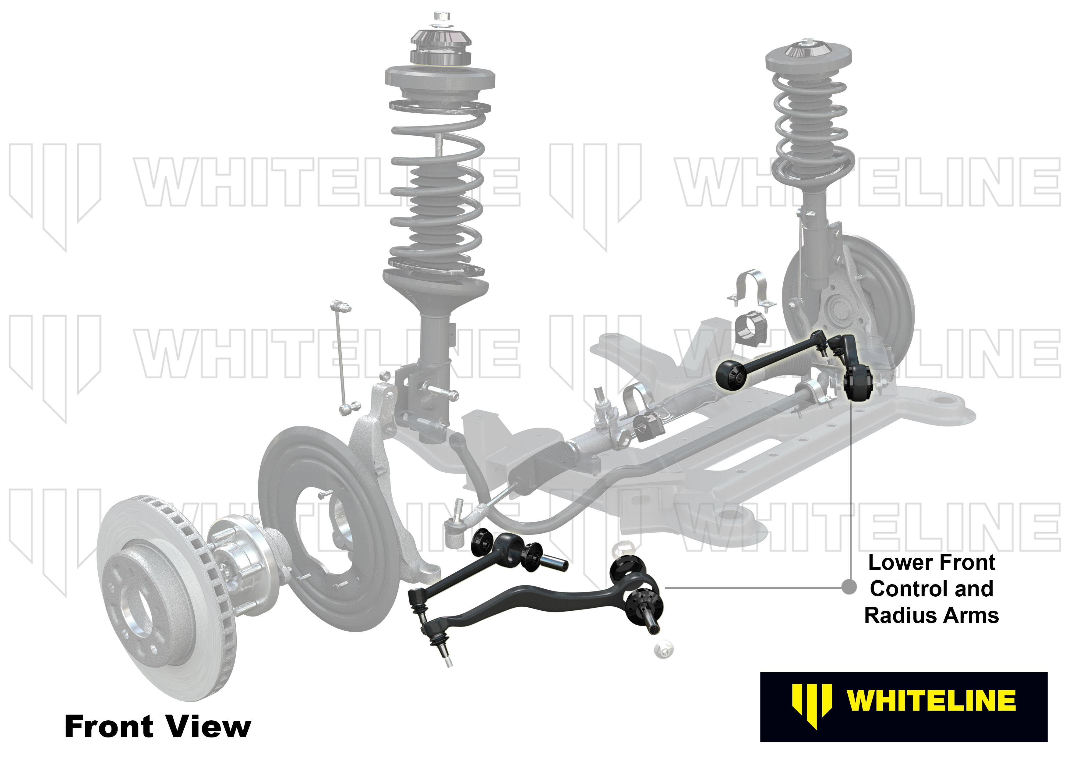 Front Control and Strut Tension - Arm Assembly to Suit BMW 1, 3 Series and X1