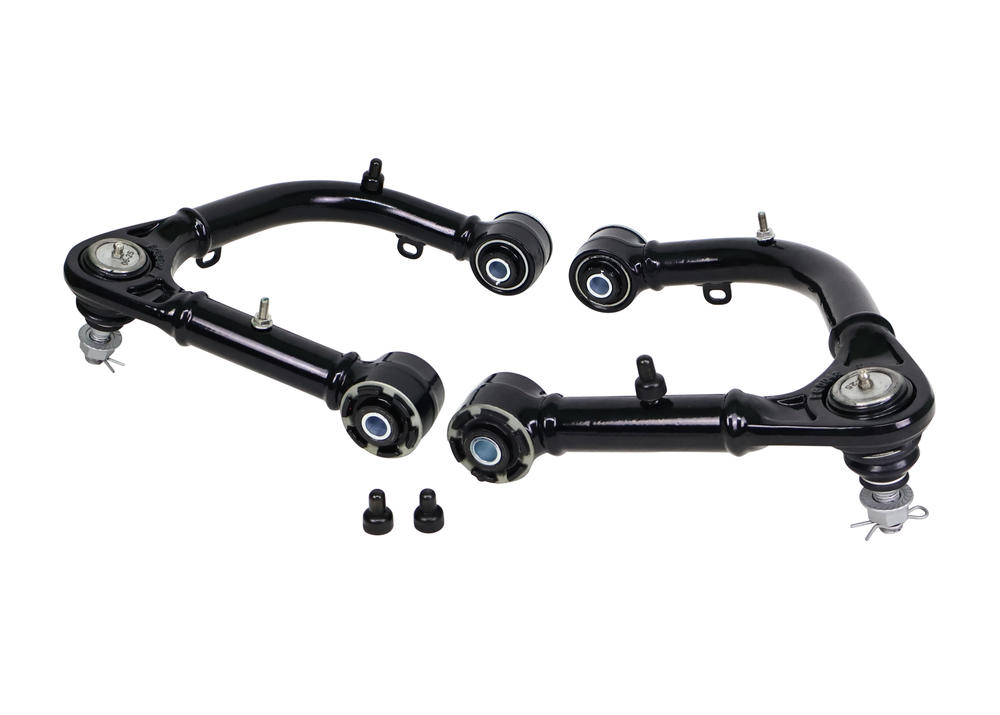 Offset Upper Control Arms for Correct Caster, Camber & Improved Clearance