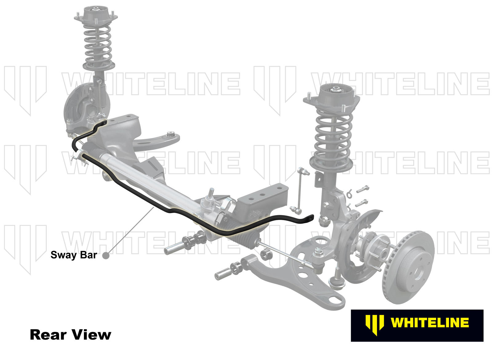Front Sway Bar - 22mm 2 Point Adjustable to Suit Subaru BRZ and Toyota 86 / GR86