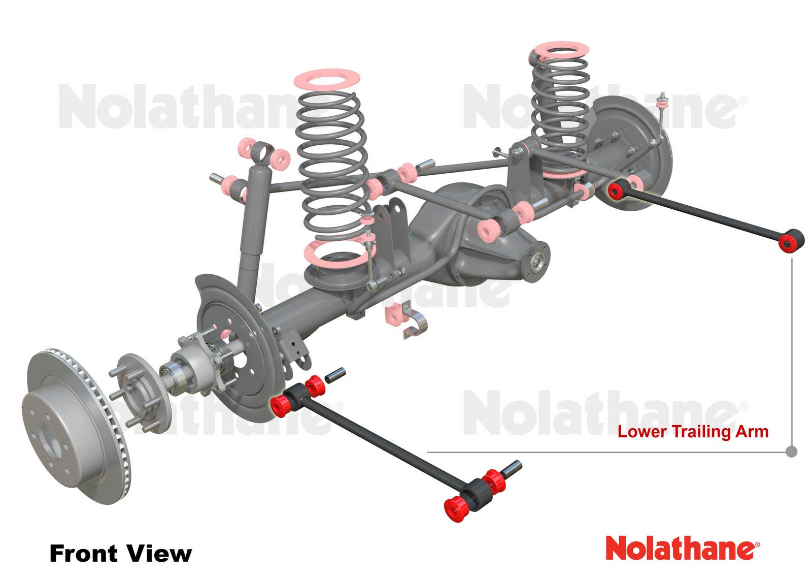 Rear Trailing Arm Lower - Arm to Suit Toyota FJ Cruiser, Prado and 4Runner