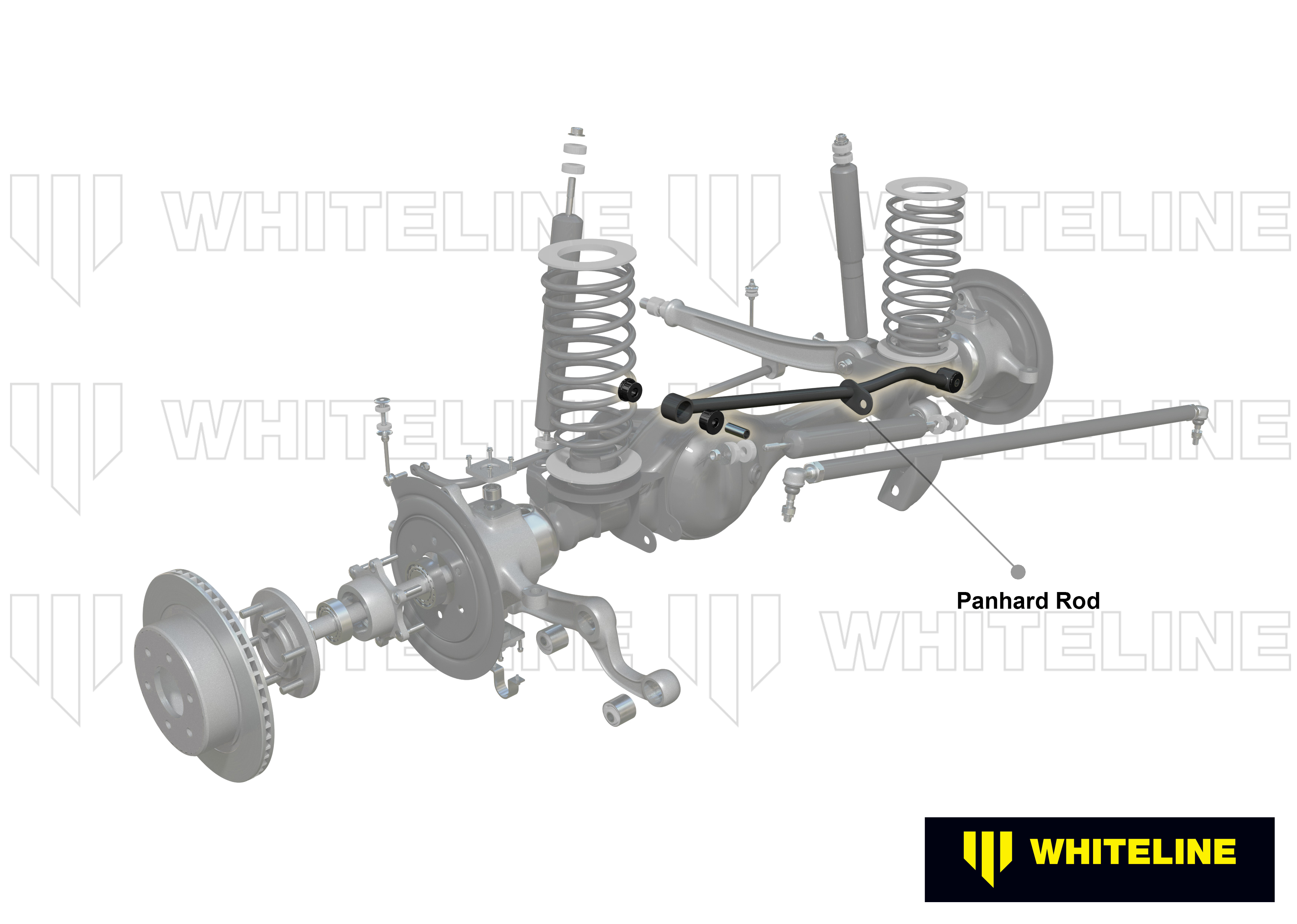 Front Adjustable Panhard Rod to Suit Nissan Patrol GU Wagon