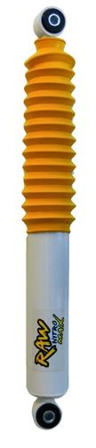 Rear RAW 45mm Big Bore Nitrogen Gas Charged Shock Absorber to suit VW Amarok 2010-2022 - 0-50mm
