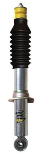 Front Silver RAW 46mm Bore Monotube Nitrogen Gas Strut to suit Toyota Prado 90 Series & 4 Runner/Surf 185 Series - 50mm