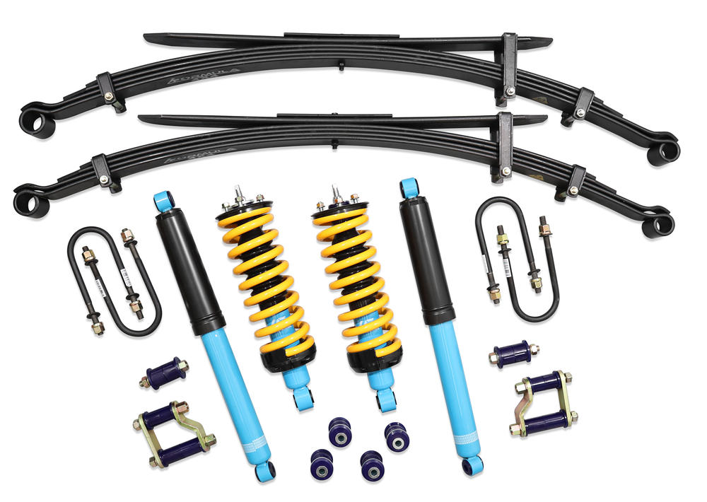 Formula 4x4 Lift Kit with Height Adjustable ReadyStruts to suit Nissan Navara D23, NP300 2015-on (Leaf Rear)