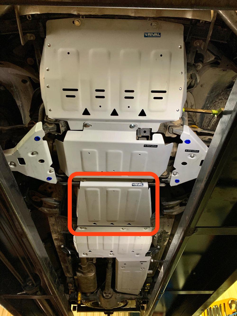Rival Aluminium Transmission Underbody Armour to suit Ford Everest 2015-2022, Ford Ranger PXI, PXII, PXIII & Mazda BT-50 2011-2022