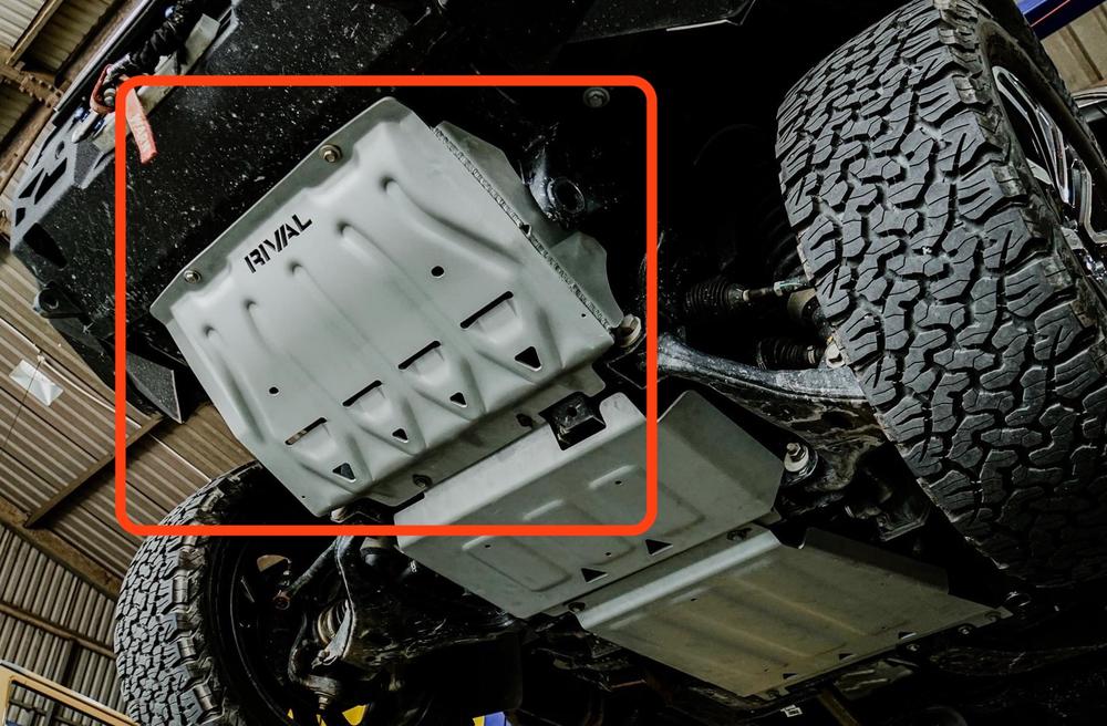 Rival Aluminium Radiator Underbody Armour to suit Ford Everest 2015-2022, Ford Ranger PXI, PXII, PXIII & Mazda BT-50 2011-2022