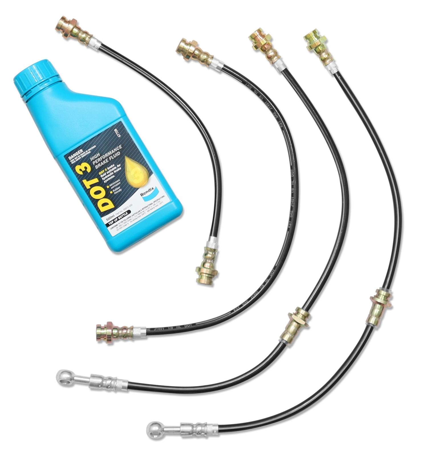 Extended Brake Line Kit to suit Suzuki Jimny 2018-on