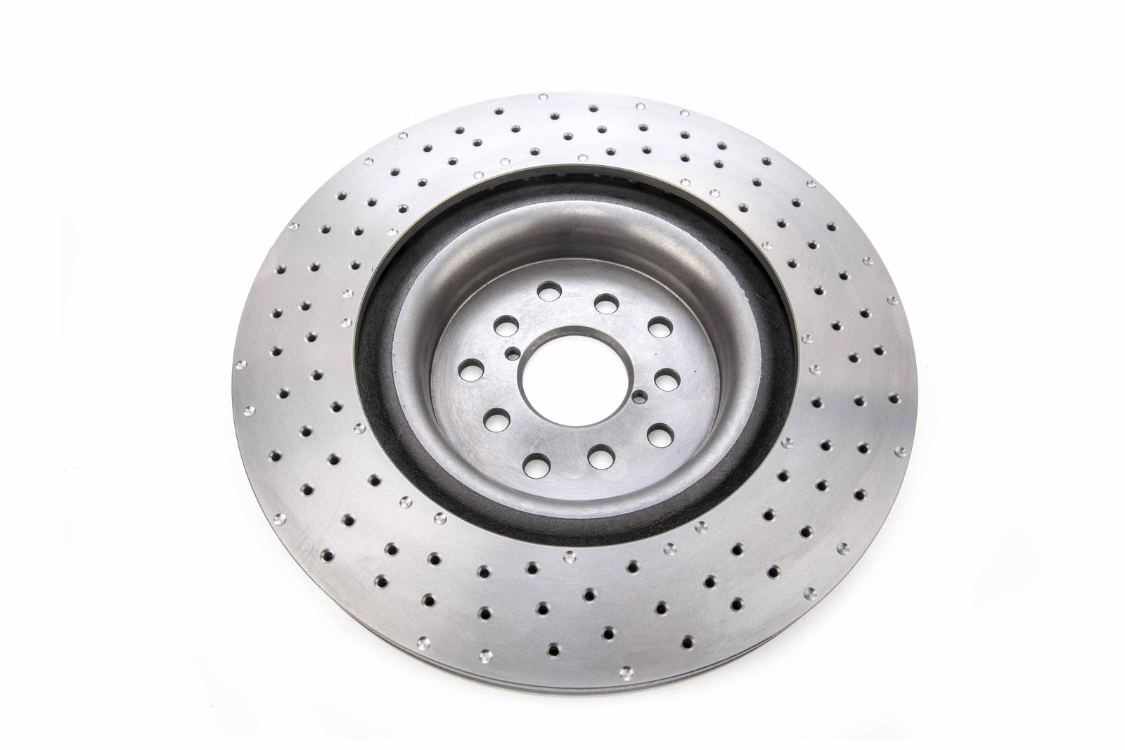 4000 XD Cross-Drilled, Dimpled KP Brake Disc to suit Subaru WRX STi Brembo6 Pot Spec 