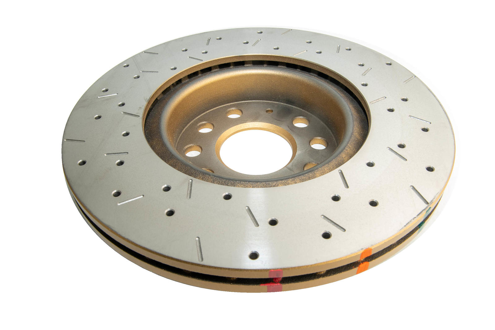 4000 XS Cross-Drilled, Slotted KP Brake Disc to suit VW Golf, Jetta, Tiguan & Skoda 2003-on F