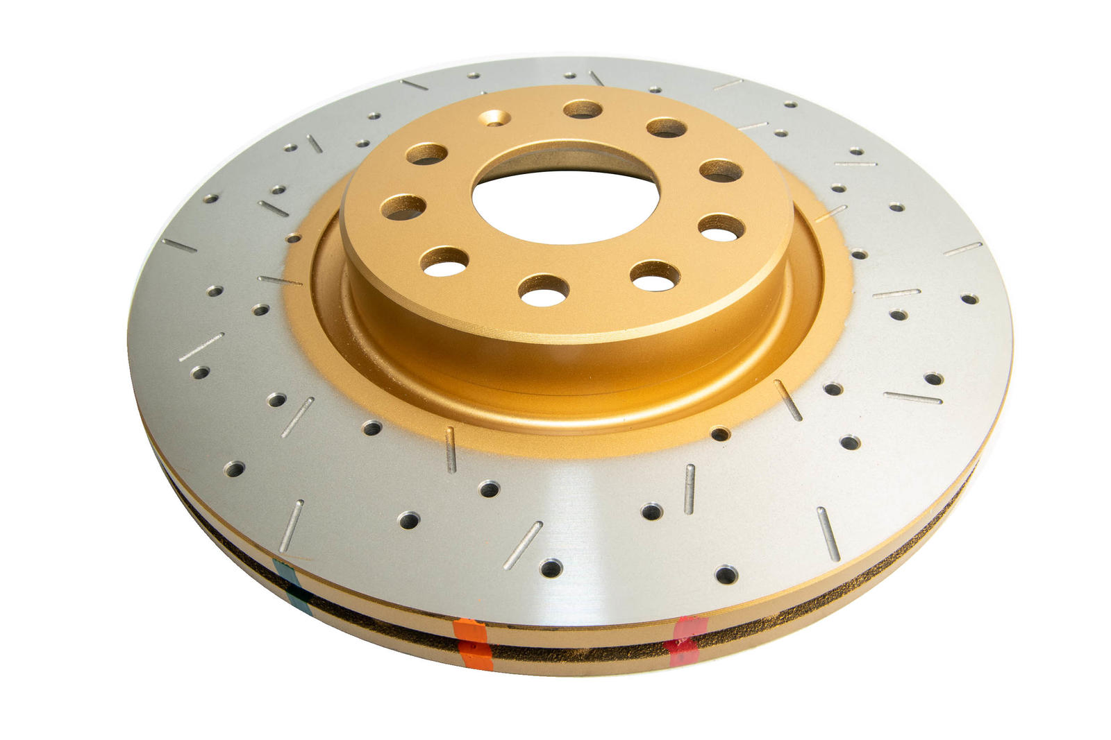 4000 XS Cross-Drilled, Slotted KP Brake Disc to suit VW Golf, Jetta, Tiguan & Skoda 2003-on F