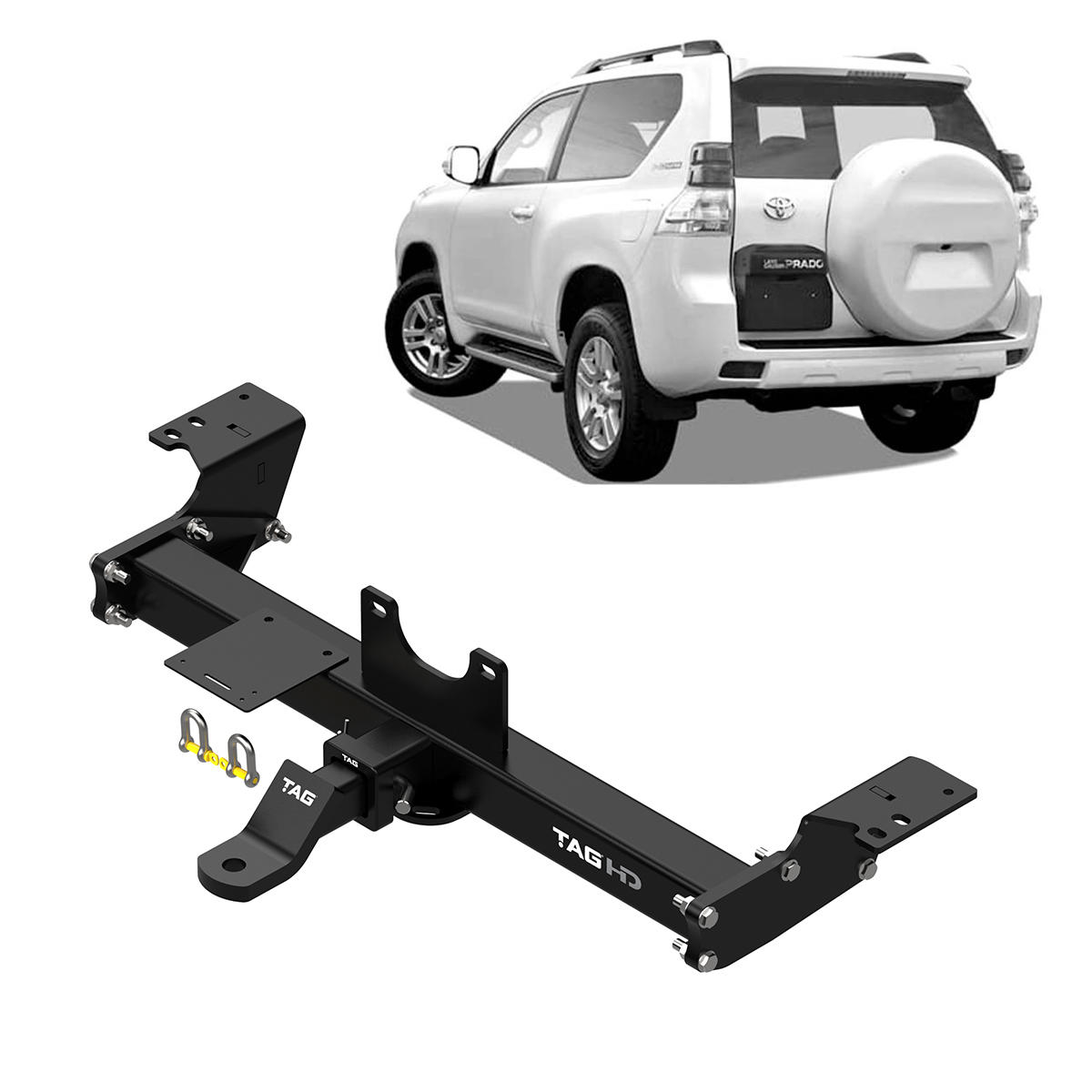 TAG Heavy Duty Towbar to suit Toyota Prado 120 & 150 Series