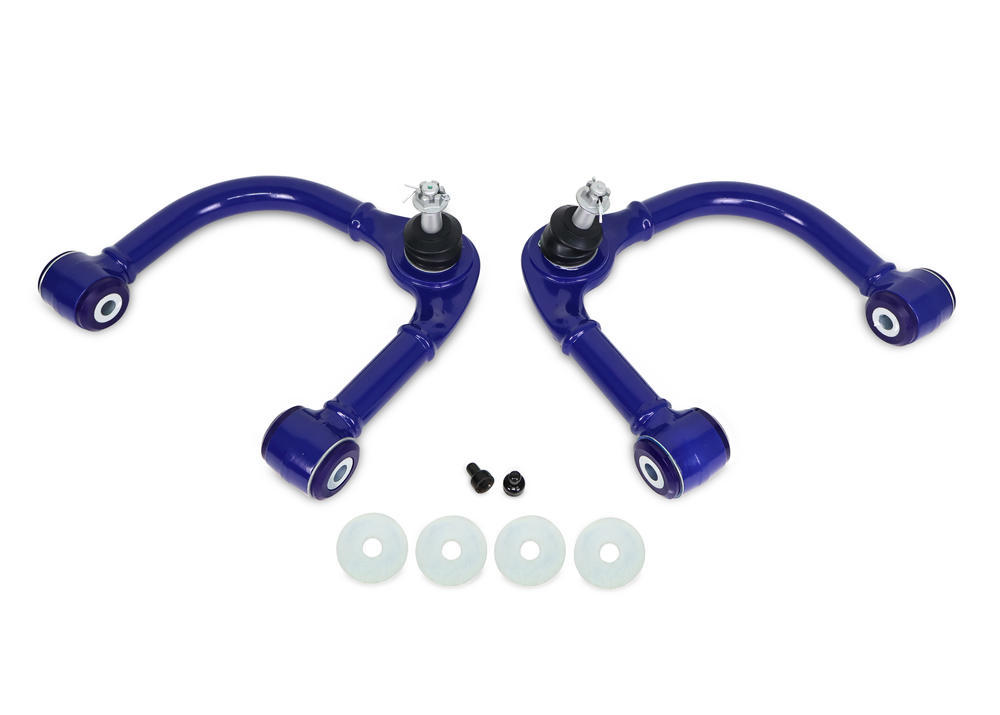 Front Upper Control Arm Kit - Fixed Offset Assembly to suit Toyota Hilux 2005-on (does not suit Hilux Rogue Widebody)