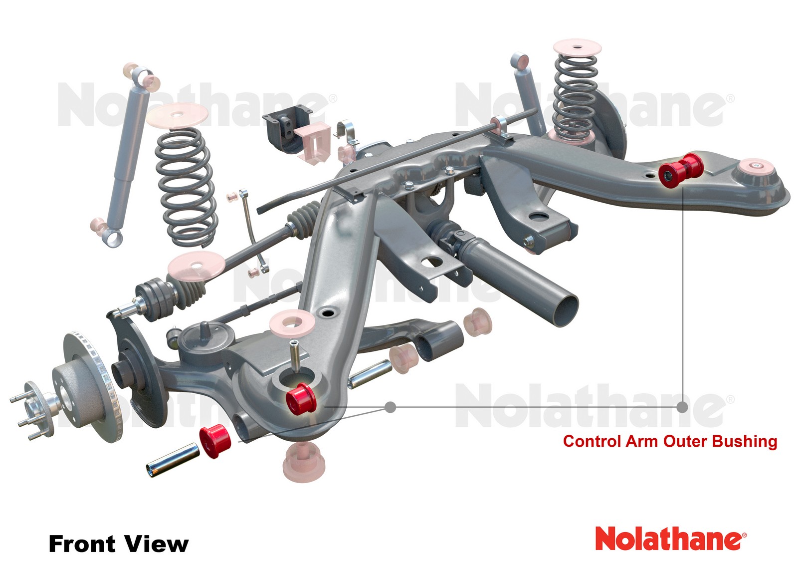 Rear Control Arm - Bushing Kit to Suit Holden Commodore VN-VZ and HSV