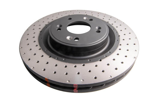 4000 Cross-Drilled, Dimpled KP Brake Disc to suit Hyundai Sante Fe "sports" F