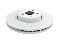 Go to Hybrid Composite OE X-Drilled Brake Disc to suit Mercedes C250, C300, C350 & C205, 2014-on, E200D & E