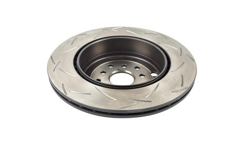 Go to 4000 T3 Slot KP Brake Disc to suit Subaru WRX STi Brembo 4 Pot Spec 