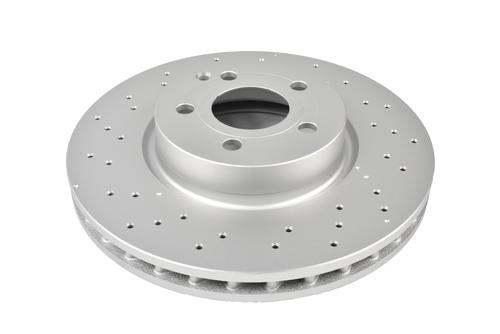 En-Shield OE X, Drilled Brake Disc to suit Mercedes Benz C205 C & E Series 2007-2017 F