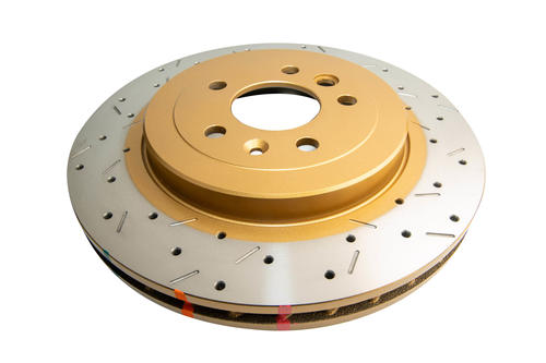 4000 XS Cross-Drilled, Slotted Left Brake Disc to suit Ford Tickford 2000-on R