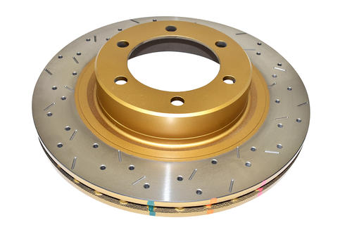 Go to 4000 XS Cross-Drilled, Slotted KP Brake Disc to suit Toyota Prado 120 2002-2004 F