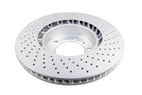Go to En-Shield OE Cross-Drilled, Dimpled HC Left Brake Disc to suit Porsche Boxter981 Roadster 2.7L 05/2012-01/2017