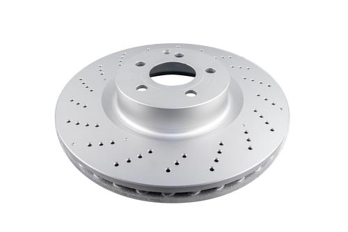 Go to En-Shield OE Cross-Drilled, Dimpled HC Brake Disc to suit Mercedes E400 & E500 A207 & C207 3.0L Twin Turbo V6 &