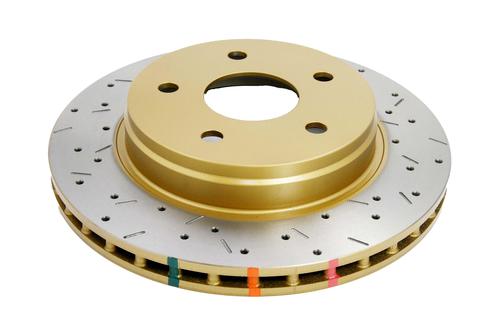 4000 XS Cross-Drilled, Slotted Brake Disc to suit Dodge Ram 1500 2002-2018 & Durango 2005-on F