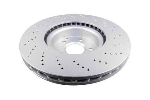 Go to En-Shield OE Cross-Drilled, Dimpled HC Brake Disc to suit Mercedes E400 & E500 A207 & C207 3.0L Twin Turbo V6 &