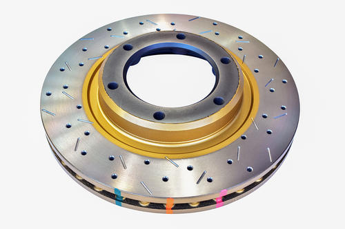 4000 XS Cross-Drilled, Slotted KP Brake Disc to suit Toyota LandCruiser 80 Series 1992-1998 F Reverse Mount