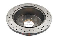 Go to 4000 XS Cross-Drilled, Slotted SLD Brake Disc to suit Holden VT-VZ 1997-2007 R