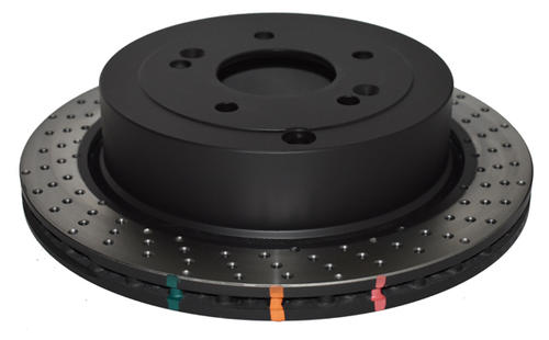 4000 Cross-Drilled, Dimpled KP Brake Disc to suit Hyundai Santa Fe SR Sports 2015-on R