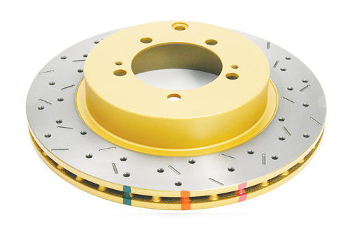 Go to 4000 XS Cross-Drilled, Slotted KP Brake Disc to suit Mitsubishi EVO V-IX 1996-2008 R