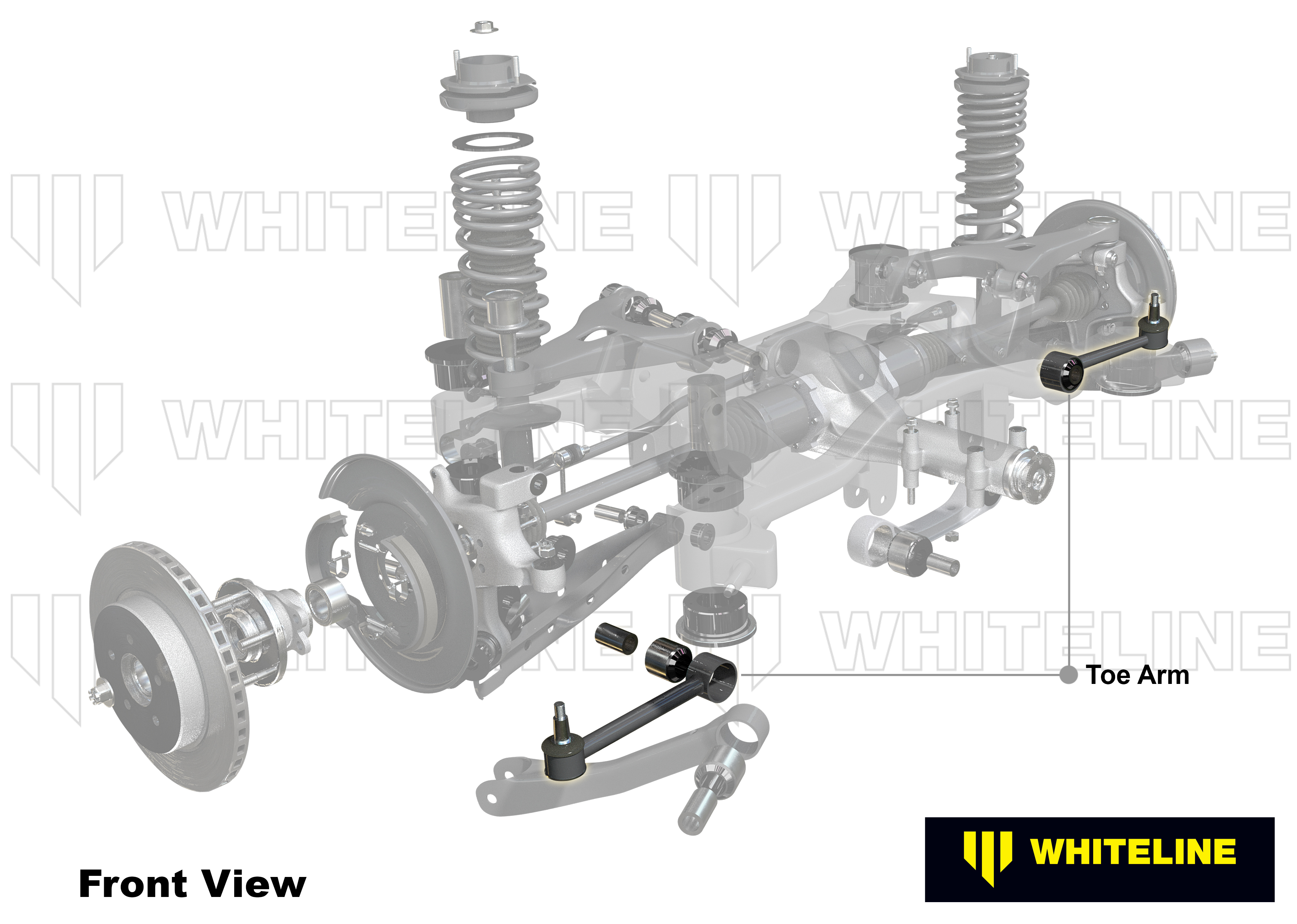 Adjustable Rear Lower Toe Arms to Suit Hyundai I30 incl N, Veloster and Kia Cerato
