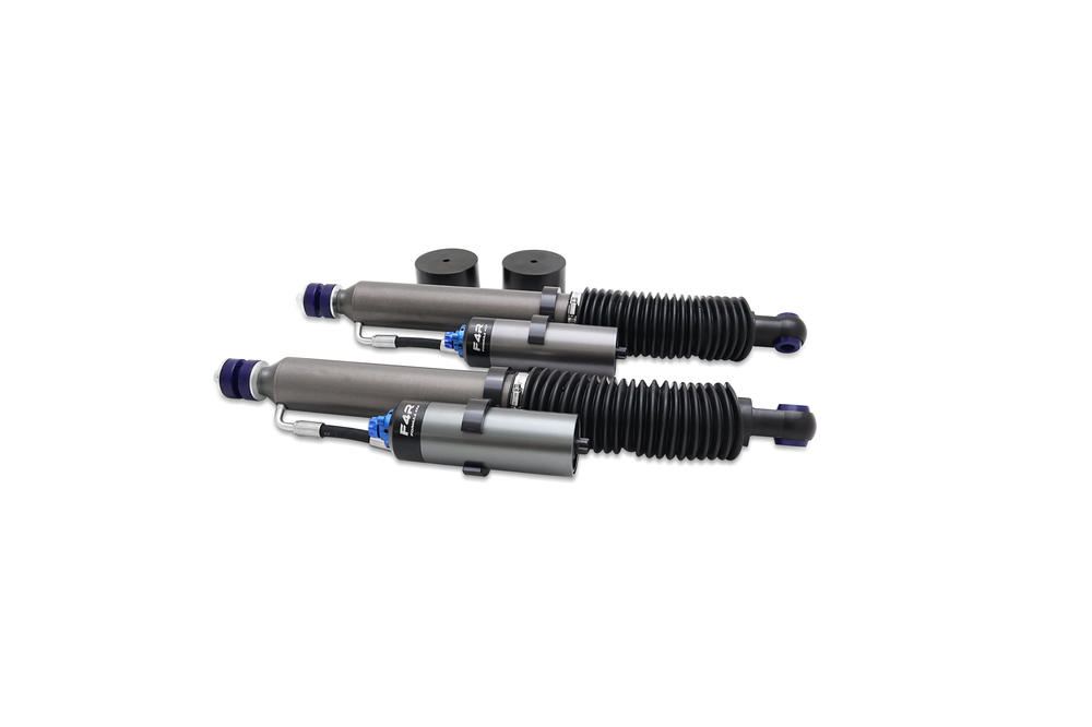 2 Inch 50mm Adjustable F4R Formula 4x4 Rear Shock Absorber Kit to suit Toyota LandCruiser 80 Series 1990-1997