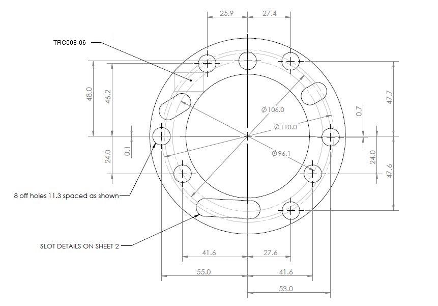 Suspension Shim Kit / Strut Top Spacer Kit - raises the vehicle approx. 10-12mm